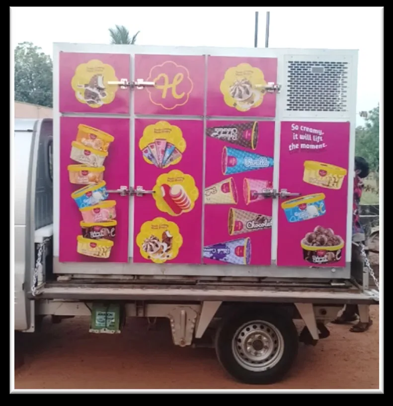 Auto Hangyo Icecream — work by Shristi Advertising, Tirupati