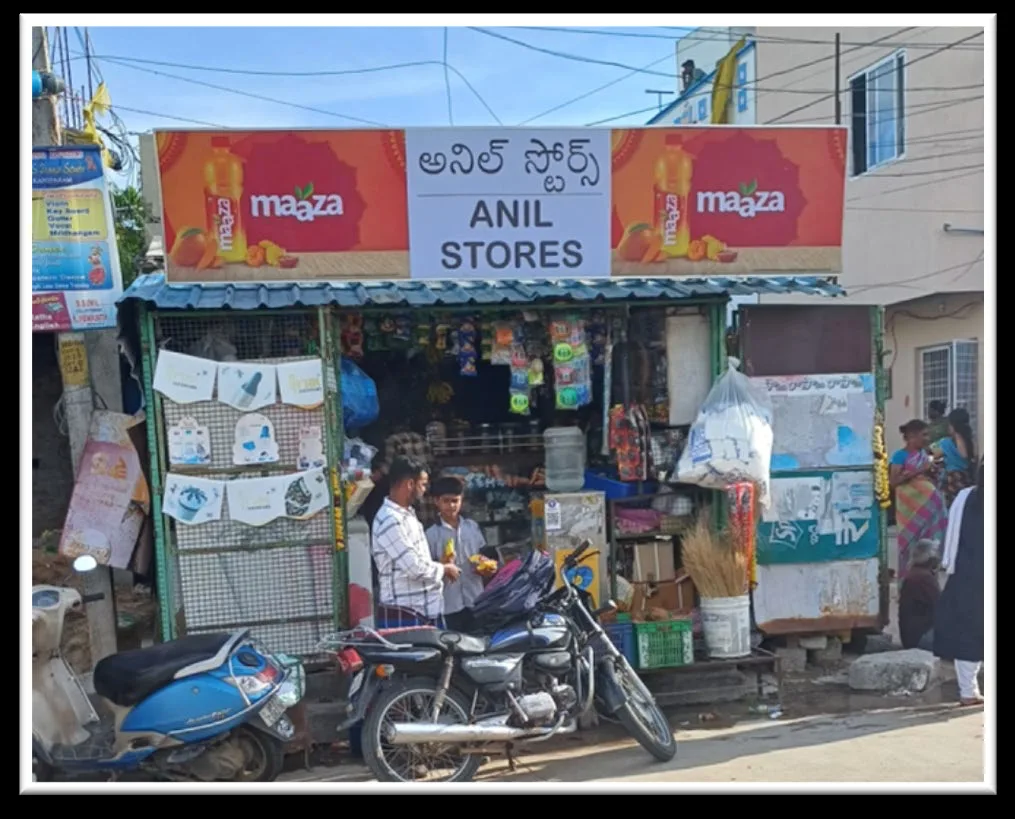 Backlit Maya Stores — work by Shristi Advertising, Tirupati