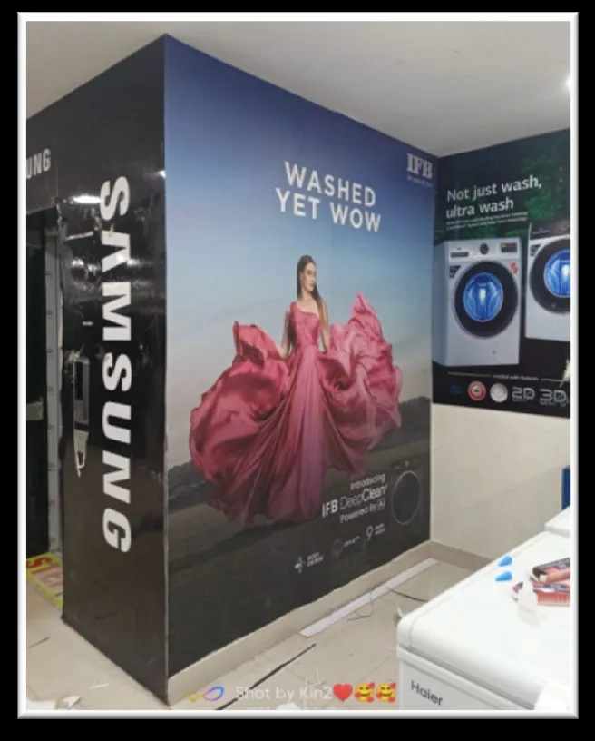 Digital Samsung Washer — work by Shristi Advertising, Tirupati