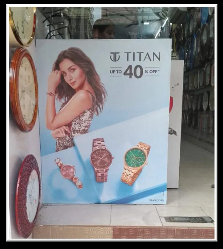 Digital Titan Display — work by Shristi Advertising, Tirupati