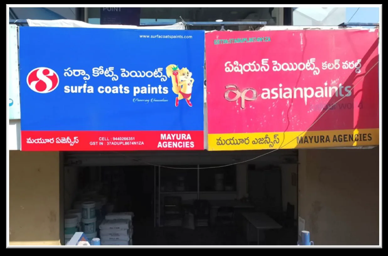 Nonlit Surfa Coats — work by Shristi Advertising, Tirupati