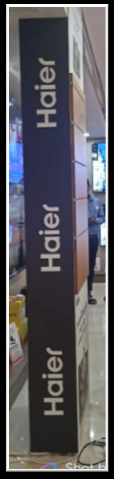 Pillar Haier — work by Shristi Advertising, Tirupati